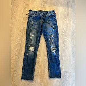 Silver Suki Cropped Jeans 27x25